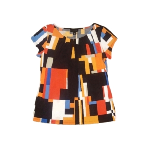 Worthington Multi-Colored Pattern Blouse - Picture 3 of 4